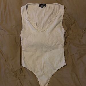Missguided White tee Bodysuit